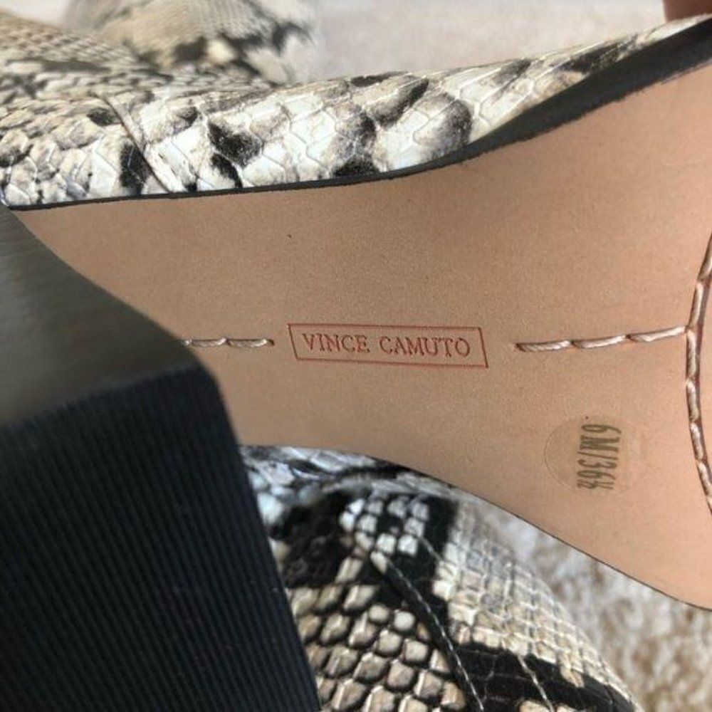 Vince Camuto Cottara Over the Knee Snakeskin Boots US 6 EU 36.5 - Picture 6 of 10